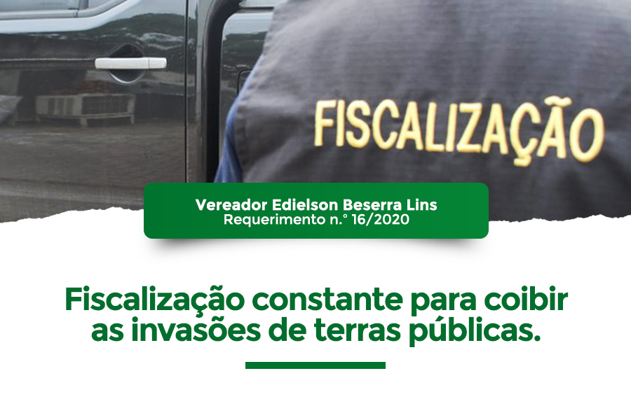 Fiscalização de Invasões