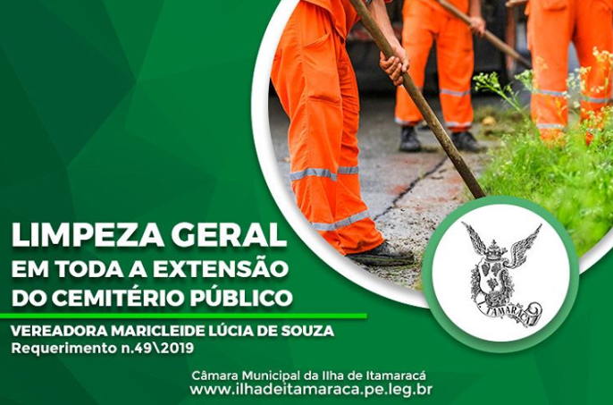 Limpeza Geral no Cemitério Público